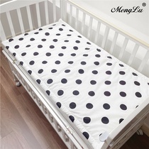 Crib bed hats cotton newborn cotton baby breathable mattress cover childrens sheets cute custom infant