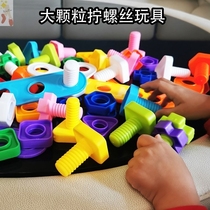 Children Twist Screws Toy Building Blocks Assembled Baby Wring Nut Nail Pairing Assembly Detachable Hands-on Ability Puzzle