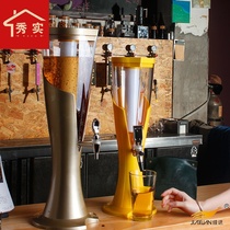 Coke barrel utensils wine cannon KTV bar commercial dispenser creative juice bucket 1 5L wine pagoda wine Cannon 3 liters