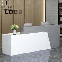 Cashier reception desk Office furniture Supermarket Convenience store Corner bar information desk Simple modern company front desk