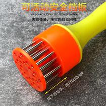 Stainless steel nail pig skin inserted pork hammer buckle meat needle meat insert pine meat UMP meat meat insert beef tendon fork steel nail inserted meat fork