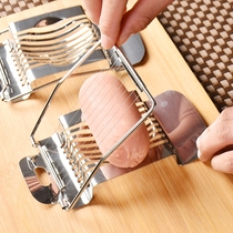 Versatile egg-cutting machine Home cheeseer egg themed all six eggs Egg Slicing Tool Leather Egg Divider