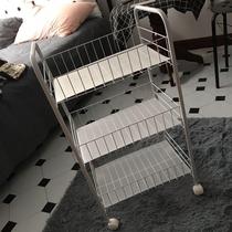 European wall-mounted mobile integrated large wall cart frame push plastic wheel frame with large hanging wall