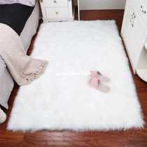 Fashion Long Faux Fur Artificial Skin Rectangle Fluffy Chair