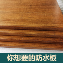 Anti-corrosion Wood custom carbonized waterproof outdoor heavy bamboo board solid wood board table top Bar kitchen window countertop