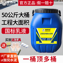 Desini js polymer waterproof coating pool toilet repair roof exterior wall cement-based plugging King material