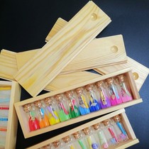 Rafting bottle Xu may bottle wood stopper empty bottle suit string light girlfriends Stars Student Pendulum piece Decorative Bottle of Wish Bottle