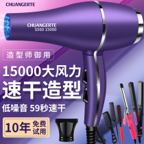 Hair salon hair dryer high power 3000W household hair dryer blue hair care barber shop special large wind turbine