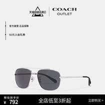 COACH COACH Ole Men ELI NAVIGATOR Solid Color Sunglasses