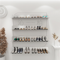 South Korea Dongdaemun partition storage rack display rack upper wall rack stainless steel shoe bag rack clothing store rack