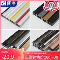 Wardrobe inner hanging hanger wardrobe wardrobe aluminum alloy thick crossbar clothing rod flange seat fixed accessories cabinet clothes drying Rod