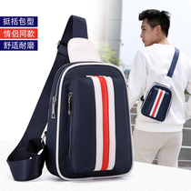 Chest bag Mens new Korean version 100 lap waterproof oxford cloth Men and women Lovers Purse single shoulder Skew Satchel Sport Small Bag