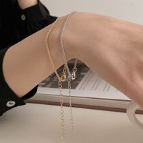 Twisted chain niche design sensory element ring bracelet s cold wind Net Red new hand accessories