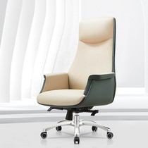 2022 new executive leather boss chair upscale big class chair ergonomic chair office chair comfortable for long sitting stools