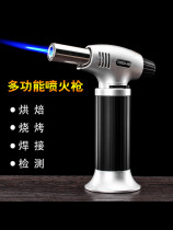 Creative windproof lighter Inflatable igniter Cigar spray gun moxibustion incense barbecue torch direct gas burner