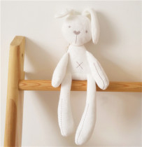 Clear Barn Foreign Trade Rabbit Rabbit Baby Appeasement Toys can nibble to appease sleeping doll flush promotion 1 piece