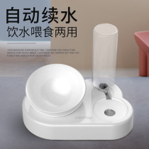 Gaffi Cat Special Flat Face Bowl Cat Pan Rice Bowl food Bowl Non ceramic to protect cervical spine Dog basin Large Dog Anti-Mick M