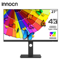 Innopn 27 inch 4K ultra-clear IPS wide color gamut HDR400 Type-c reverse power 65W designer lift rotating computer monitor 27