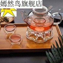  Teapot tea making single with filter tea u channel Small tea making set Filter tea set High temperature resistant and heat-resistant flower tea