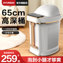 Korea Hyundai Foot Bath Foot Barrel Automatic Massage Heating Constant Temperature Fumigation Deep Barrel Home Health Foot Bath