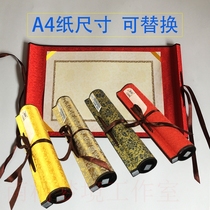 Blank Imperial decree props scroll antique wedding invitation letter military order certificate of honor certificate invitation invitation a4 paper customization