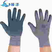 Sky Sheng Rubber Lawless glove powerful mill with soft non-slip anti-cut thirteen-pin foaming glove