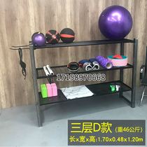 Gym storage rack yoga rack Large capacity dumb Ling finishing and placing rack Private teaching storage rack Medicine ball