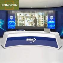 Anchor station news host station training institution paint childrens broadcast bar live broadcast with goods studio broadcast table