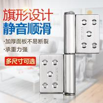 Removable hinge stainless steel thickened flag hinge 3 inches 4 inches 5 inches welded flag folding fire door loose-leaf