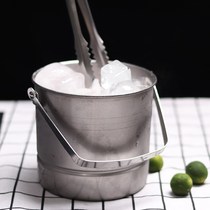 Stainless steel barrel Round barrel Ice bucket High face value dry ice bucket Size European ice bucket Bar ktv ice bucket
