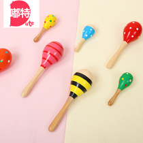 Baby sand hammer baby early education Music Percussion instrument sand ball children rattle grip Chase Chase training toy