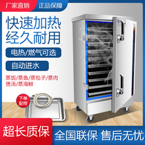  Zhiwanjun steaming machine Commercial steaming cabinet Electric steaming box Automatic steaming bag furnace Gas small steaming car steaming steamed buns