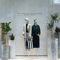 Clothing store model props window display shelf half Korean version of clothing fake doll body clavicle lead female model table