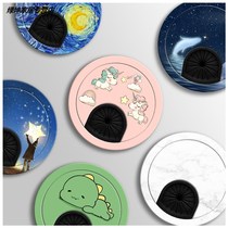  Computer desk threading hole cover hole decorative cover plate Desktop wiring block decorative ring opening hole opening hole round hole cover