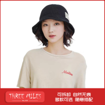 Spring and summer Detachable hat with wig One piece Fashion short hair Short curly hair women Bucket hat Visor Hat Fisherman Hat