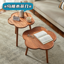 Coffee table Nordic simple modern light luxury small apartment living room table rental home balcony creative side corner table