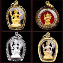 Thai Buddha brand Four-sided Buddha Mini Buddha brand Four-sided god Career Love Healthy Marriage Lucky