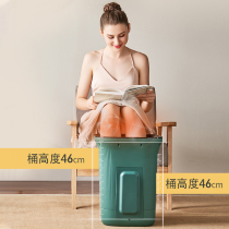 Japanese foot bath bath foot bucket over calf household automatic heating constant temperature electric massage foot bath foot washing artifact