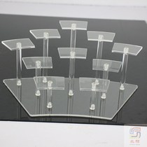 Acrylic display steps hand-made display stand landing car plane model blind box storage large capacity scene