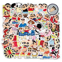 50 waterproof Japanese cartoon Crayon Shin stickers car stickers notebook luggage trolley case explosive graffiti stickers