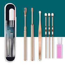 Stainless steel ear scoop ear scoop ear scoop ear scoop tool set children's luminous ear scoop cleaner household ear scoop artifact