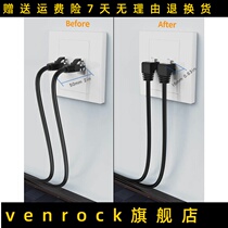 Network cable extension device 6 category 6 gigabit male to female elbow 90 degree rj45 twisted pair network cable with ear extension cord