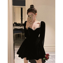 French birthday party high-end luxury small luxury banquet style celebrity famous avenue velvet dress