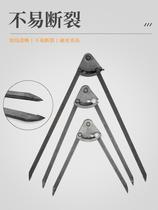 Alloy compass planner fitter tool sabbing needle scribing line planner industrial circle knife artifact