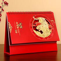 2022 Calendar Chinese style Red Year of the Tiger Creative Festive China Red Taiwan Calendar Office Churchy Table Calendar Orbents Retro