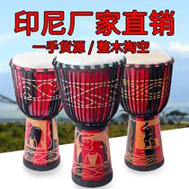 African tambourine National Wind small 8-inch to 12-inch percussion instrument whole Wood Hollow factory direct supply