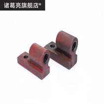 Platform vise accessories screw nut flat pliers accessories T-shaped wire rod threaded vise rocker rocker fixing screw