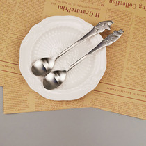 (316 stainless steel)Export quality 18 10 Moomin cartoon spoon spoon Yogurt spoon Coffee stirrer