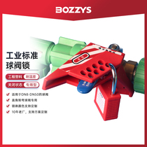 Standard ball valve lock small wedge engineering plastic ball valve handle locking LOTO energy safety lock F03N