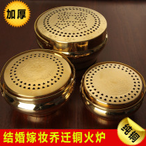 Folk craft Wangbasin copper - fired stove copper - fired stove copper - boiler copper - boiler copper - boiling furnace wedding supplies